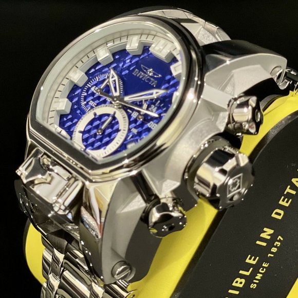 Blue Pro Diver Men's GMT Watch NEW - Picture 1 of 8